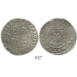 Mexico City, Mexico, 2 reales, Charles-Joanna, "Late Series," assayer G (upside-down) to right, mint