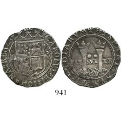 Mexico City, Mexico, 2 reales, Charles-Joanna, "Late Series," assayer L to left, mintmark oM to righ