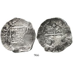 Mexico City, Mexico, cob 8 reales, 1612F, rare.