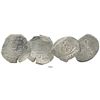 Image 1 : Lot of 2 Mexico City, Mexico, cob 8R from shipwrecks: Philip III, assayer D (wreck unknown); and Phi