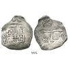 Image 1 : Mexico City, Mexico, cob 4 reales, Philip III, assayer D/F.