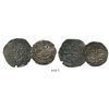 Image 1 : Lot of 2 Mexico City, Mexico, small silver cobs of Philip II (2R and 1R), assayers not visible.