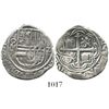 Image 1 : Mexico City, Mexico, cob 2 reales, Philip III, assayer F.