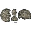 Image 1 : Lima, Peru, 1/4 real, Philip II, assayer Rincon, legends ending in HI- and -RVM, very rare.