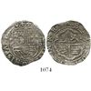 Image 1 : Lima, Peru, cob 2 reales, Philip II, assayer Diego de la Torre, *-ii to left and P-oD to right.