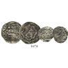 Image 1 : Lot of two Lima, Peru, small silver cobs of Philip II, assayer Diego de la Torre: 1R, *-I to left, P