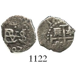 Lima, Peru, cob 1/2 real, 1707.