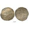 Image 1 : Potosi, Bolivia, cob 8 reales, Philip III, assayer M.