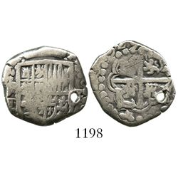 Potosi, Bolivia, cob 2 reales, (1)629T.