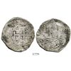 Image 1 : Potosi, Bolivia, cob 8 reales, 1653E.