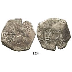 Potosi, Bolivia, cob 8 reales, 1659E.