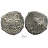 Image 1 : Potosi, Bolivia, cob 8 reales, 1697VR.