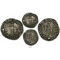 Potosi, Bolivia, cob 8 reales Royal, 1721Y, rare.
