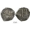 Image 1 : Potosi, Bolivia, cob 4 reales, 1658E.