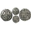 Image 1 : Potosi, Bolivia, cob 4 reales Royal, 1703Y, very rare.