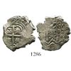 Image 1 : Potosi, Bolivia, cob 2 reales, 1721Y, rare.