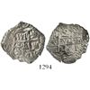 Image 1 : Potosi, Bolivia, cob 2 reales, 1736E, encapsulated NGC AU 55.