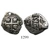 Image 1 : Potosi, Bolivia, cob 2 reales, 1742C/P, rare.