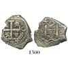 Image 1 : Potosi, Bolivia, cob 2 reales, 1744C.