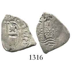 Potosi, Bolivia, cob 1 real, 1660E.