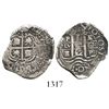 Image 1 : Potosi, Bolivia, cob 1 real, 1662E.