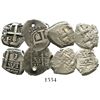 Image 1 : Lot of 4 Potosi, Bolivia, cob 1R of the 1700s, various dates and assayers (1716, 1760, 1761 and 1767