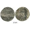 Image 1 : Granada, Spain, 1 real, Ferdinand-Isabel, assayer ermines flanking shield, mintmark Gothic G on reve