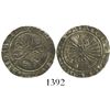 Image 1 : Seville, Spain, 1/2 real, Ferdinand-Isabel, mintmark S below yoke, ringlets flanking arrows.