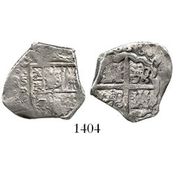 Seville, Spain, cob 2 reales, 1636R.