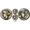 Image 1 : Mysia, Prokonnesos, AR hemidrachm, 411-387 BC, rare.