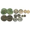 Image 1 : Lot of 7 miscellaneous Celtic silver and bronze coins, including early "ring" and "wheel" money and 