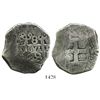 Image 1 : Northern Argentina, "imitation cob" 8 reales, 1763V, Janson Plate Coin, very rare.