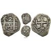 Image 1 : Tucuman, Argentina, "imitation cob" 2 reales, dates "758" and "754" (early 1800s), very rare (third 