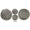 Image 1 : Cordoba, Argentina, 1/4 real, 1833 (inverted 33), extremely rare (3 known).