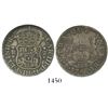 Image 1 : Potosi, Bolivia, pillar 2 reales, Charles III, 1767JR, encapsulated ANACS VF 20.