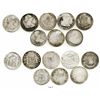 Image 1 : Lot of 8 Potosi, Bolivia, bust 2 reales of Charles III, Charles IV and Ferdinand VII, various dates: