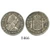Image 1 : Potosi, Bolivia, bust 1 real, Charles IV transitional (bust of Charles III, ordinal IV), 1790PR.