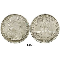 Potosi, Bolivia, 4 soles, 1830JL.