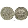 Image 1 : Brazil (Bahia mint), 960 reis, Joao VI, 1814-B, struck over a Spanish bust 8 reales of Charles IV (p