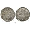 Image 1 : Brazil (Bahia mint), 960 reis, Joao VI, 1814-B, struck over a Cadiz, Spain, bust 8 reales of Ferdina