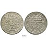 Image 1 : Brazil (Bahia mint), 960 reis, Joao VI, 1814-B, struck over a Cadiz, Spain, bust 8 reales of Ferdina