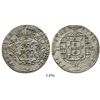 Image 1 : Brazil (Bahia mint), 960 reis, Joao VI, 1820-B, struck over a Mexico City, Mexico, bust 8 reales (pr