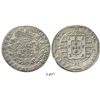 Image 1 : Brazil (Bahia mint), 960 reis, Joao VI, 1820-B, struck over a Spanish colonial bust 8 reales (probab