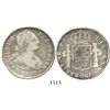 Image 1 : Santiago, Chile, bust 4 reales, Charles IV, 1807FJ.