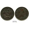Image 1 : Ecuador (struck in Birmingham, England), copper 1 centavo, 1872-HEATON, with unidentified incuse-flo
