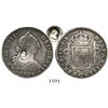 Image 1 : Great Britain (Bank of England), 1/2 dollar, oval countermark of George III (1797) on a Potosi, Boli