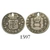 Image 1 : Guatemala, pillar 1/2 real, Charles III, 1762.
