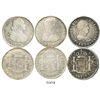 Image 1 : Lot of 3 Guatemala bust 2 reales of Charles IV and Ferdinand VII: 1789M (bust of Charles III), 1797M