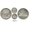 Image 1 : Guatemala, Central American Republic, 1/4 real, 1840/30, encapsulated NGC MS 67, tied for finest spe