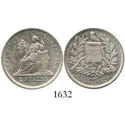 Guatemala, 2 reales, 1898.